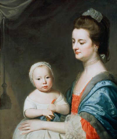 Mrs. Marton und ihr Sohn Oliver von George Romney